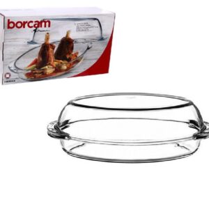 Borcam 1,7л+2,5л каструля овальна з кришкою 59052-6