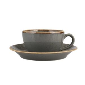 Dark grey Набір чашка для чаю 207мл+блюдце 15см 222105/DG-6